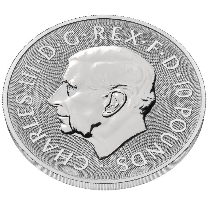 The Royal Tudor Beasts: The Greyhound of Richmond 10 uncji Srebra 2025