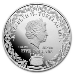 Tokelau: Great Horned Owl 1 oz Silver 2021