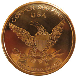 Tyrannosaurus Rex 1 ounce of copper