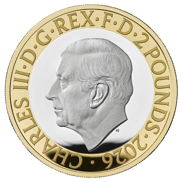 Srebrna Moneta Duchess of Hamilton £2 kolorowany Srebro 2026 Proof