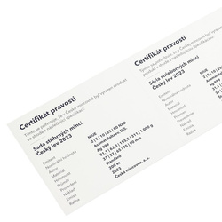 Zestaw 5 monet Niue: Czech Lion Srebro 2023 