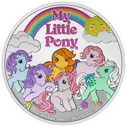 Niue : My Little Pony coloré 1 once d'argent 2022 Proof