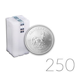 Krugerrand 1 oncia d'argento PACCHETTO DA 250 PEZZI
