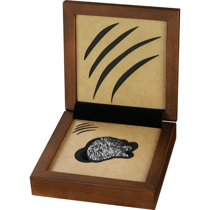 Lingotto Germania Mint: Bearlin 5 once d'argento 2025 Antique Finish