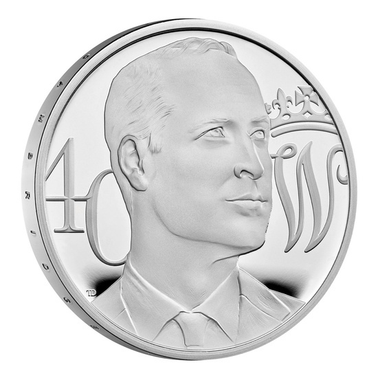 The 40th Birthday of HRH The Duke of Cambridge Silber 2022 Proof