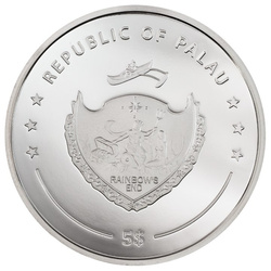 Palau: Coloreyezed – Ocean Blue coloured 1 oz Silver 2022 Proof