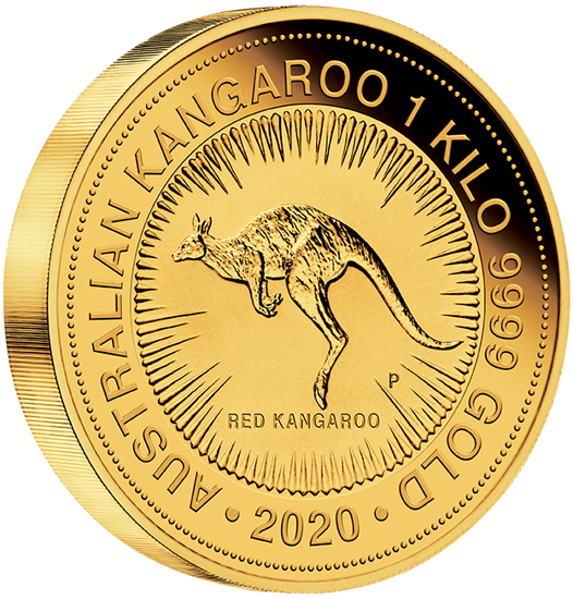 Australisches Känguru 1000 gram Gold 2020