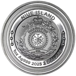 Niue: Bitcoin 1 oz Silber 2025