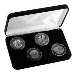 Juego Ghana: Alien 4 x 1/2 oz Plata 2023