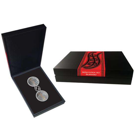 Maui a první pes: Sada 2 mincí 2 x 1 unce stříbra 2020 Proof
