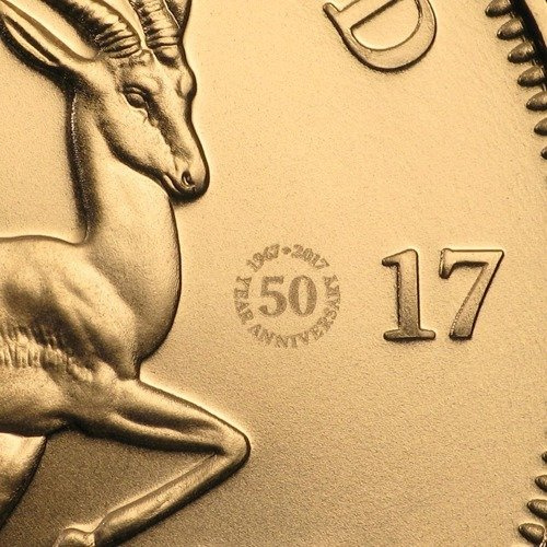 Krugerrand 1 oz Gold 2017 (50 Jahre)