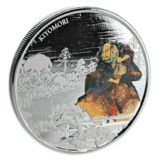 Fiyi: Samurai Archives coloreada 1 oz Plata 2018 Proof