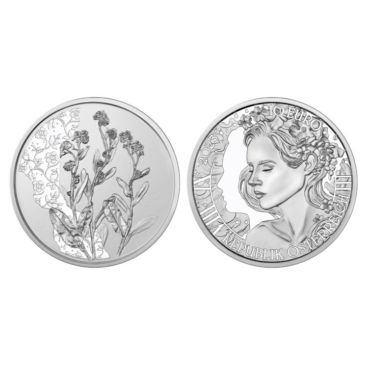 Nomeolvides 10 Euro Plata 2023