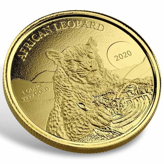 Ghana: Leopardo 1 oz Oro 2020 Proof