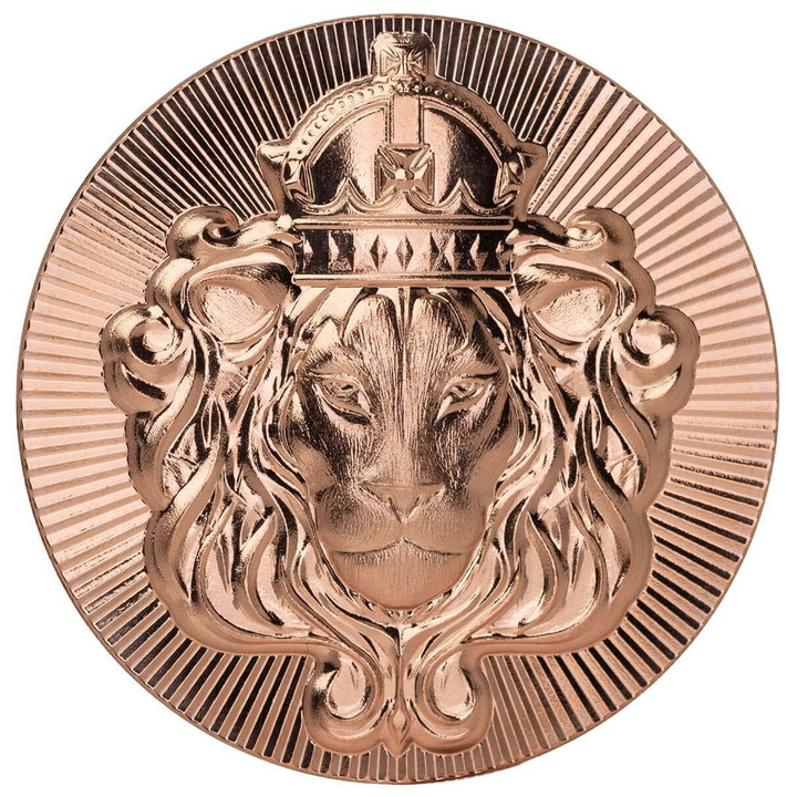 Меден медал Scottsdale Lion Stacker 1 унция AVDP мед