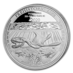 Congo: Prehistoric Life - Plesiosaurus 1 oz Silver 2020