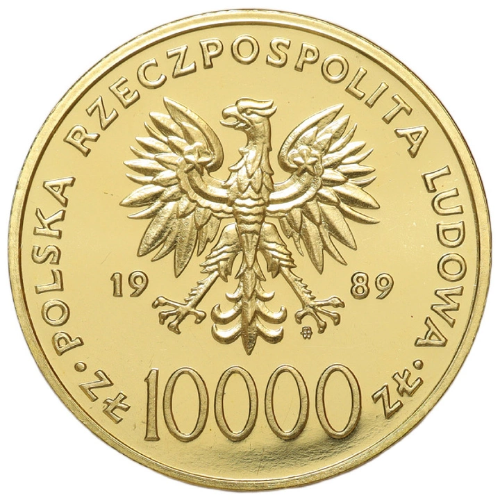 Goldmünze „Solidarność“ 200.000 Zloty 1 Unze Gold 1990