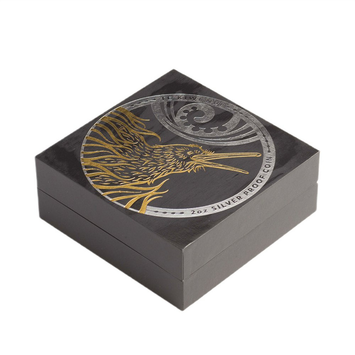 Kiwi pozłacany 2 uncje Srebra 2026 Black Proof