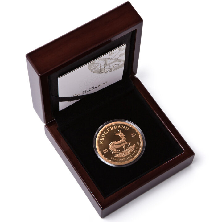 Krugerrand 2 once d'oro 2025 Proof