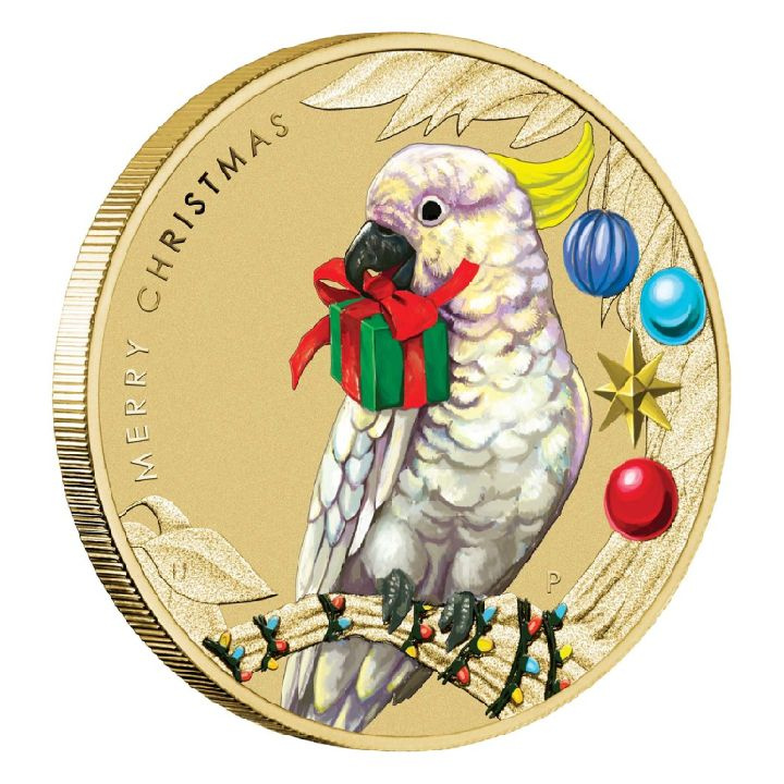 Merry Christmas coloured Aluminium Bronze 2021