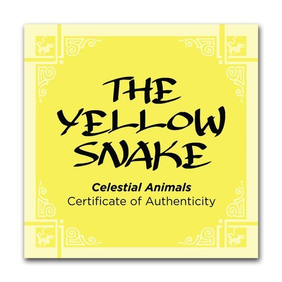 Niue: Animales Celestiales - Serpiente Verde 1 oz Oro 2020