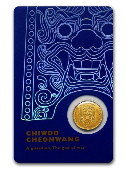 Chiwoo Cheonwang 1/10 oz Oro 2017 (Azul)
