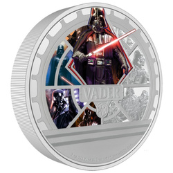 Niue : Star Wars - Dark Vador colorée 3 onces d'argent 2023 Proof