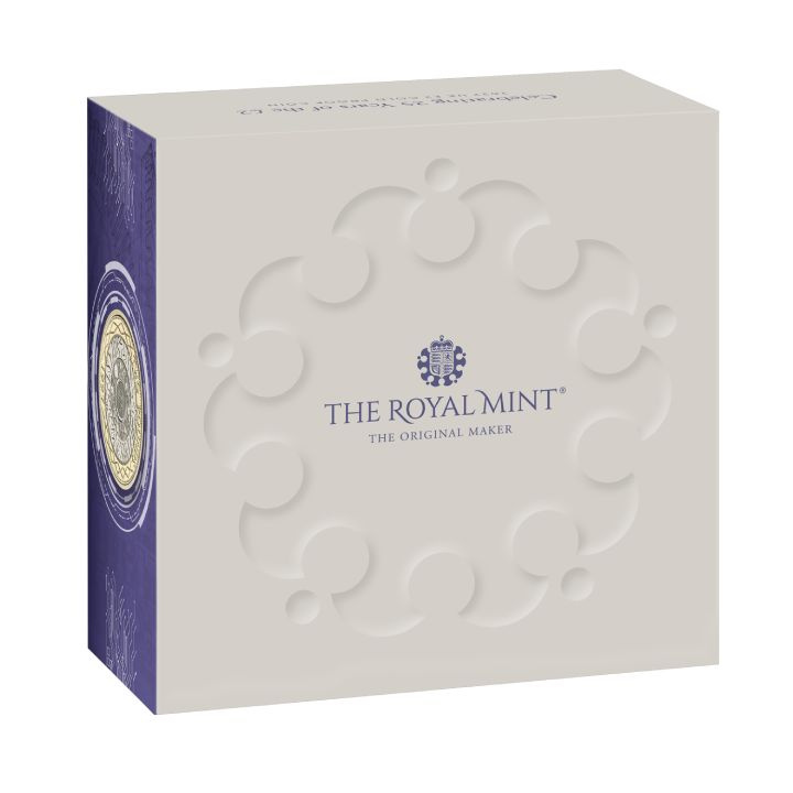 25° anniversario £2 Oro 2022 Proof