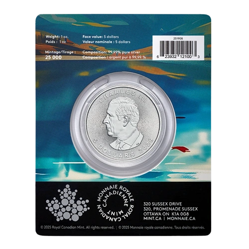 Canadian Maple Leaf Treasured 1 oz Silver 2026 Celebration Privy Mark
