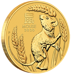 Lunar III: Jahr der Maus 1 oz Gold 2020