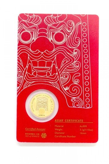 Chiwoo Cheonwang 1/10 uncji Złota 2018 (Czerwony)