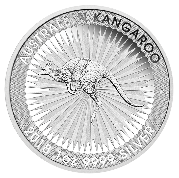 Australijski Kangur 1 uncja Srebra 2018