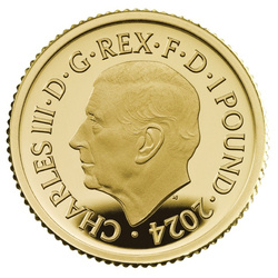 Zestaw 6 monet Premium Britannia Złoto 2024 Proof