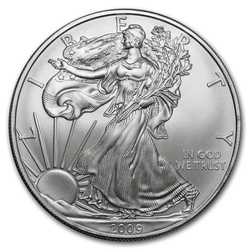 Amerykański Orzeł 1 uncja Srebra 2009