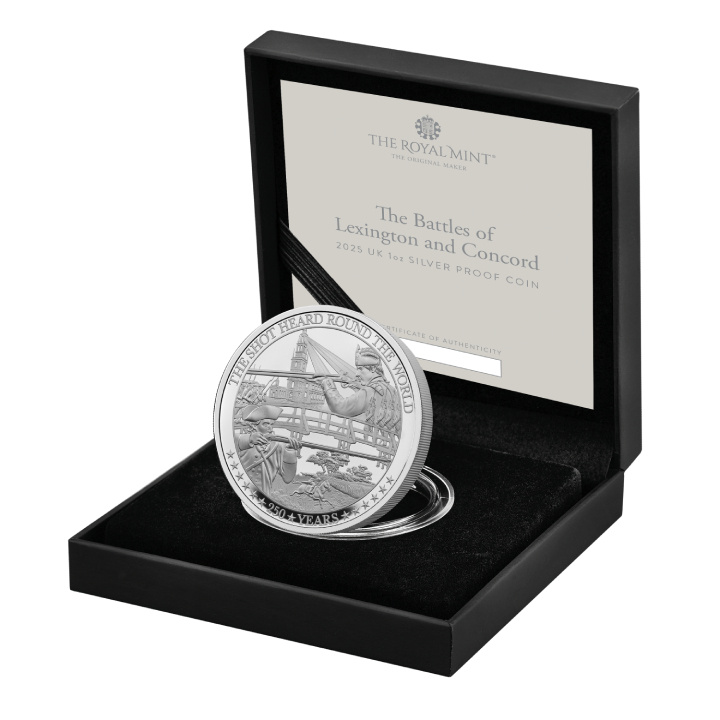 Die Schlacht um die Unabhängigkeit 1 oz Silber 2025 Proof