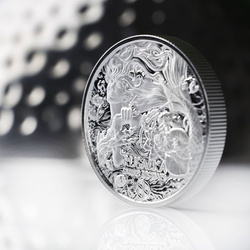 Bestias Eslavas: Rusalka 1000 Francos 2 oz Plata 2022