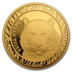 Tigre coréen 1/4 once d'or 2016 Proof