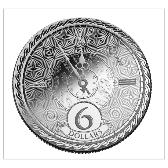 Tokelau : Chronos 1 once d'argent 2020 Prooflike