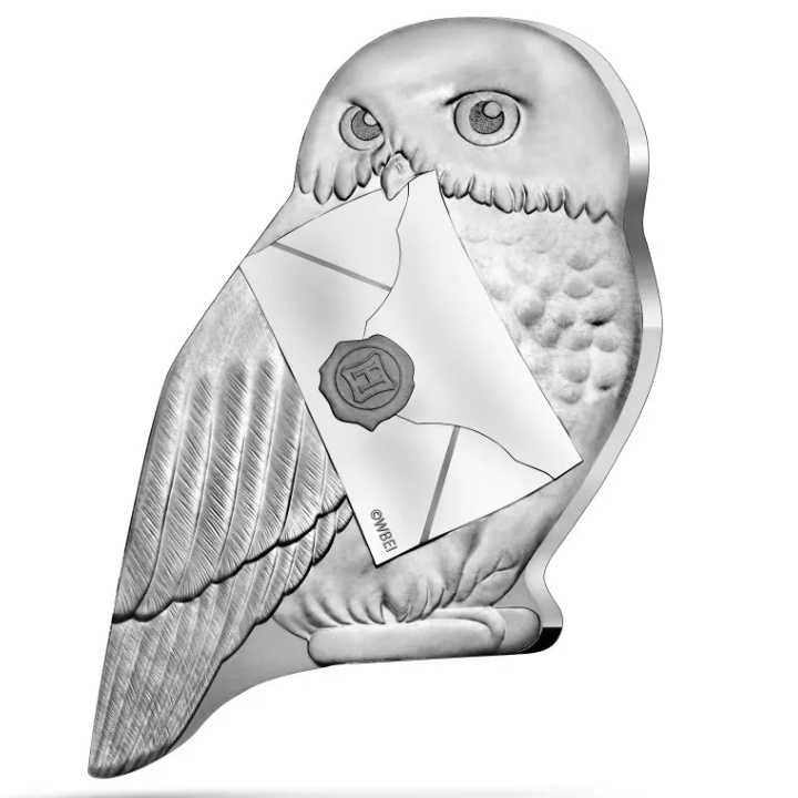 France : Harry Potter - Hedwiga 10 euros en argent 2021 Proof
