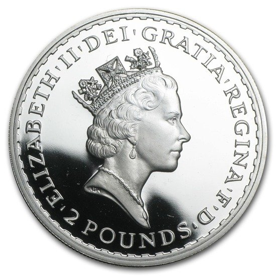 Britannia 1 uncja Srebra 1997 Proof