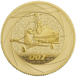 Bond Films of the 60s 1/4 oz Gold 2023 Proof