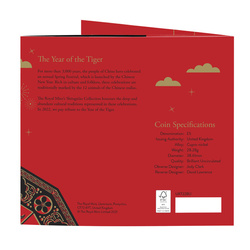 Lunar: Year of the Tiger 28,28 gram Cupro-Nickel 2022 