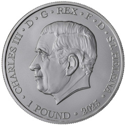 St Helena Queen's Memorial 1926-2022 1 uncja Srebra 2023