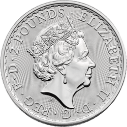 Britannia 1 oncia d'argento 2021 PACCHETTO DA 250 PEZZI