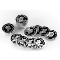 Tokelau: Goddess Europa 1 oz Silver 2022