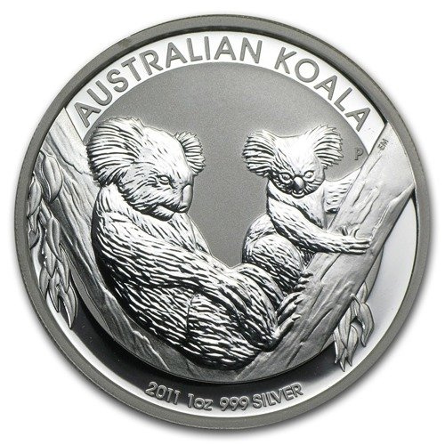 Koala 1 uncia ezüst 2011