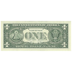 Banknot USA 1 Dolar (1 U.S. dollar / 1 USD) z gwiazdką UNC