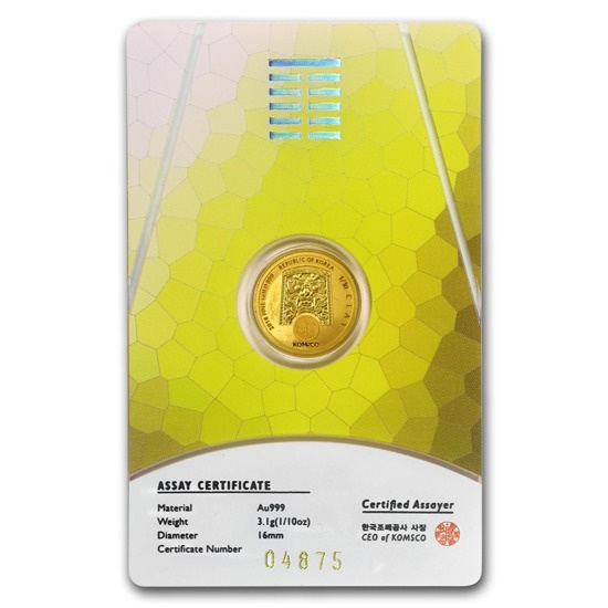 ZI:SIN Canis 1/10 oz Gold 2018