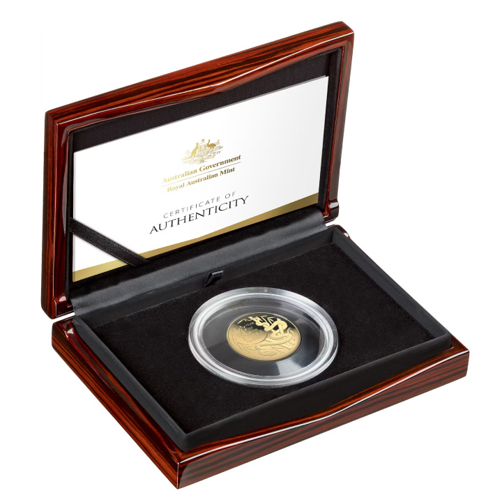 RAM: Lunar - Year of the Snake 1 oz Gold 2025 Proof Domed Coin