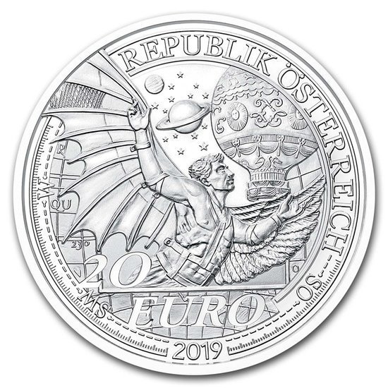Dosáhnout nebe: Sen o létání 20 euro 2019 Proof